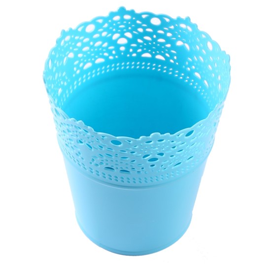 Dekoration Vase Aus Plastik Hellblau 1 Stück - MT23 - Mytortenland